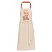 Nia 200 g/m² Schürze aus recycelter Baumwolle, Brick