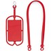 NICOLAUS. Kartenetui mit Smartphone-Halter, Rot