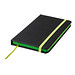 Notizbuch LECTOR im DIN-A6-Format,hellgrün, schwarz