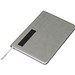 Notizbuch mit Steckfach A5, grau