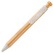 Druckkugelschreiber Toyama aus Bambus und Weizenstroh, blaue Mine, beige Druckkugelschreiber Toyama aus Bambus und Weizenstroh, blaue Mine, beige