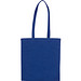 Einkaufstasche Baumwolle, lange Henkel, blau