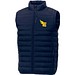 Pallas GRS recycelter wattierter Bodywarmer für Herren, navy, XL