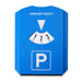 Parkscheibe Basic, blau, Deutsch-Englisch Parkscheibe Basic, blau, Deutsch-Englisch