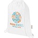 Peru Blend 180 g/m² Sportbeutel aus GRS recycelter Baumwolle 5L, weiss