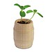 Pflanz-Fässchen mit Samen, Basilikum, 1-seit. Druck