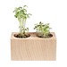 Pflanz-Holz 2er Set mit Samen, Ringelblume, 1-seit. Druck