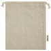 Pheebs 150?g/m2 GRS Zuziehbeutel aus Recyclingbaumwolle mittel 1,5 l, heather natur