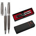 Pierre Cardin® ROI Set aus Kugelschreiber und Rollerball Pen, gunmetal
