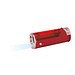 Piezo LED-Feuerzeug Light Fire, rot/matt