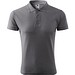 MALFINI Polohemd Herren Pique Polo, M, stahlgrau
