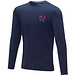 ELEVATE Herren Öko Langarmshirt Ponoka, navy, 3XL