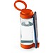 QUINTANA. Sportflasche aus Glas mit PP-Verschluss 390 ml, Orange