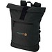 Recanvas 14” GRS recycelter Rolltop-Rucksack 16L, schwarz