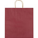 Recycelte Papiertasche groß, burgund