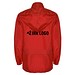 Regenjacke Island –  leichte Windjacke mit Reißverschluss, S, Rot