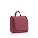 reisenthel® Kulturtasche toiletbag, twist maroon