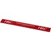 Renzo 30 cm Kunststoff-Lineal, rot