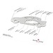 ROMINOX® Key Tool // Car - 18 functions (Auto), silber