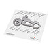 ROMINOX® Key Tool // Motorbike - 21 Funktionen, Silber ROMINOX® Key Tool // Motorbike - 21 Funktionen, Silber