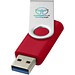 Rotate-basic USB-Stick 3.0, mittelrot, 16GB