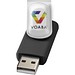 Rotate Doming USB-Stick, schwarz, 16GB