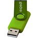 Rotate Metallic USB-Stick, limone, 2GB
