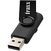 Rotate Metallic USB-Stick, schwarz, 8GB