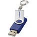Rotate mit Schlüsselanhänger USB-Stick, blau, 4GB