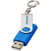Rotate mit Schlüsselanhänger USB-Stick, mittelblau, 16GB