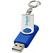 Rotate mit Schlüsselanhänger USB-Stick, royalblau, 1GB