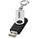 Rotate mit Schlüsselanhänger USB-Stick, schwarz, 32GB