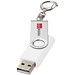 Rotate mit Schlüsselanhänger USB-Stick, weiss, 16GB