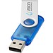 Rotate Transculent USB-Stick, blau, 8GB