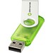 Rotate Transculent USB-Stick, grün, 16GB