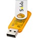 Rotate Transculent USB-Stick, orange, 16GB