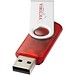 Rotate Transculent USB-Stick, rot, 8GB