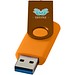 Rotate USB-Stick 3.0 aus Metall, orange, 16GB