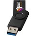 Rotate USB-Stick 3.0 aus Metall, schwarz, 16GB