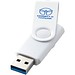 Rotate USB-Stick 3.0 aus Metall, weiss, 16GB