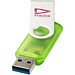 Rotate USB-Stick 3.0 transparent, grün, 32GB