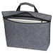 RPET Filz Laptoptasche Lugano,grau