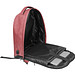 Rucksack aus Polyester, rot
