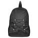 Rucksack aus recyceltem Polyester , schwarz