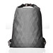 HALFAR Rucksack Diamond mit Wickelverschluss, grau/schwarz