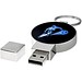 Runder Light Up USB Stick, blau, 4GB