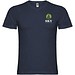 Samoyedo T-Shirt mit V-Ausschnitt für Herren, Navy Blue, L