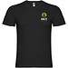 Samoyedo T-Shirt mit V-Ausschnitt für Herren, schwarz, S