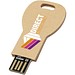Schlüssel USB-Stick 2.0 aus recyceltem Papier, Kraftpapier, 64GB