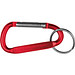 Schlüsselanhänger mit Karabinerhaken, rot